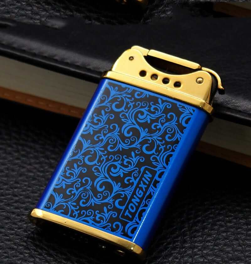NebulaFlux Blue Fashion Personality Creative Grinding Wheel Lighter