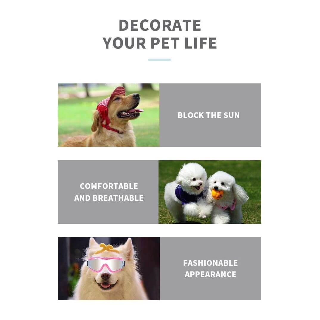 NebulaFlux Calming and aromatherapy pet accessories Ski Pet Dog Wind Protection Goggles Accessories