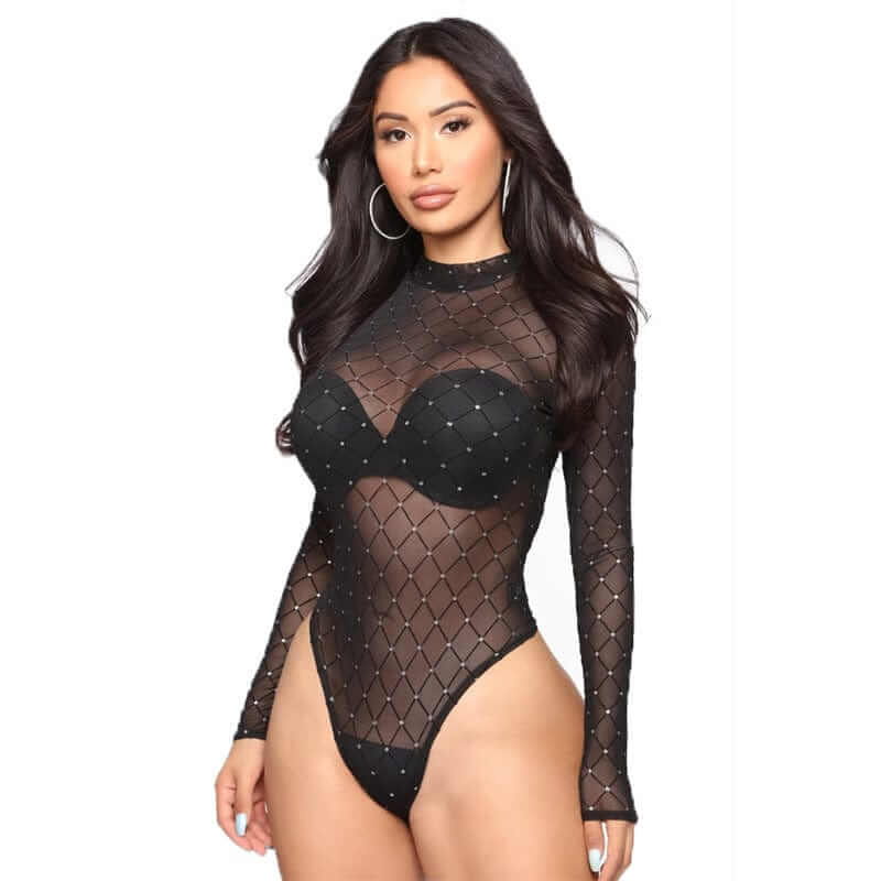 NebulaFlux clothes Fall Hot Sale Women's See-through Sequins