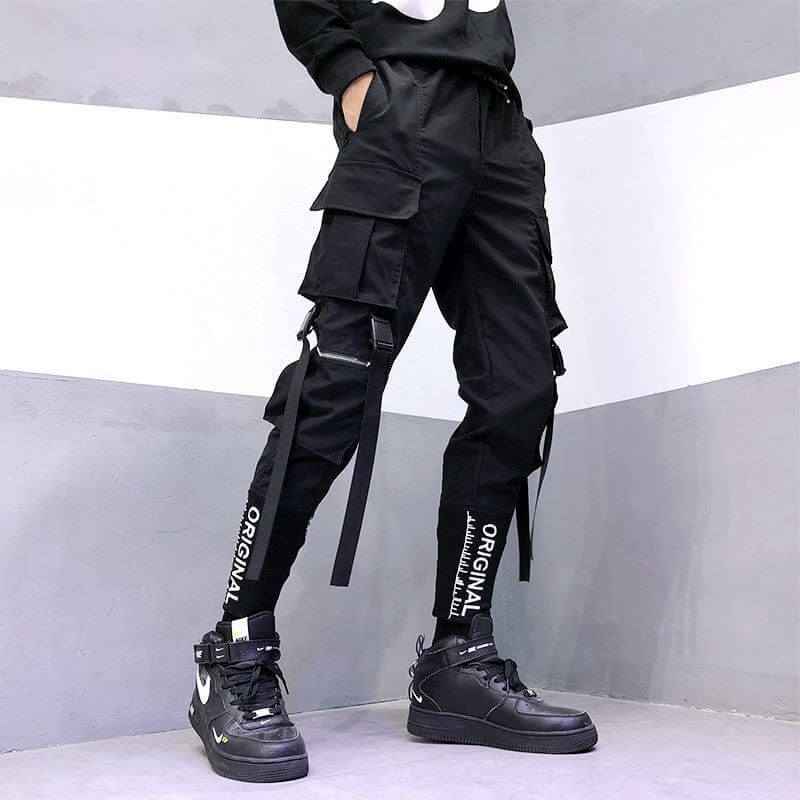 NebulaFlux Durable denim and cargo pants High-end cargo pants with embroidery