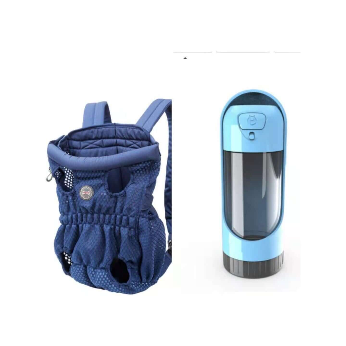 NebulaFlux Elegant pet carriers with fashionable de Blue Blue Filter / L Pet Carrier Backpack Outdoor Travel Mesh Breathable Shoulder Bags