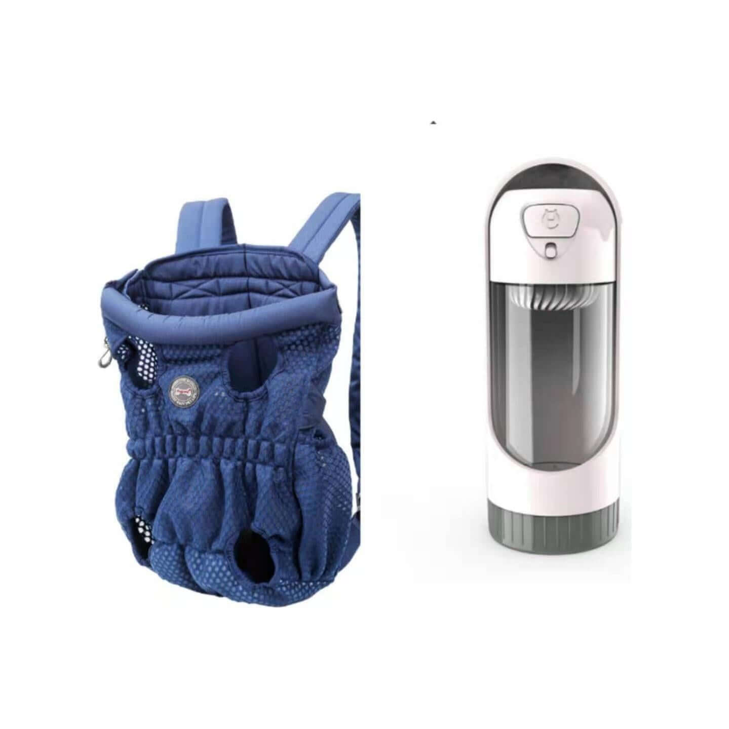 NebulaFlux Elegant pet carriers with fashionable de Blue pink Filter / L Pet Carrier Backpack Outdoor Travel Mesh Breathable Shoulder Bags