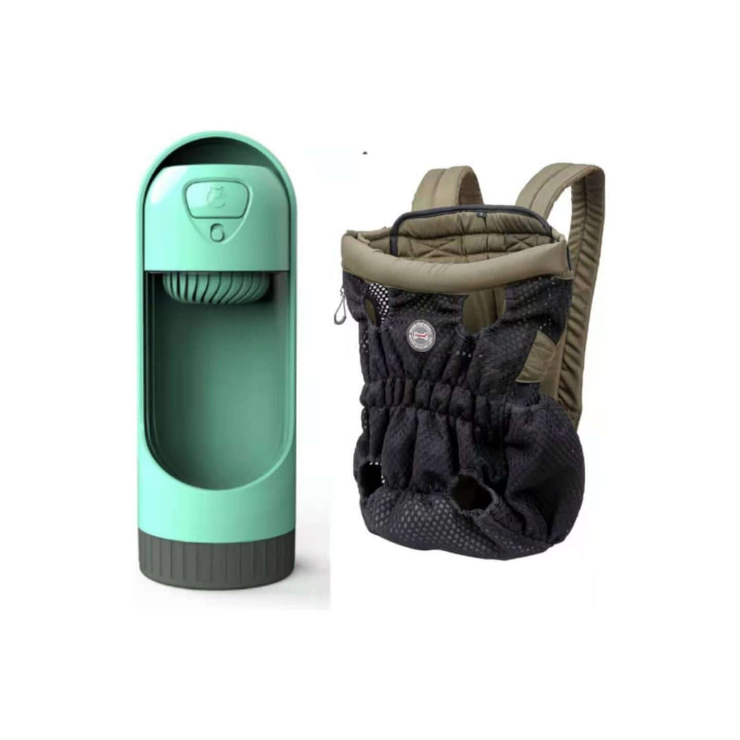NebulaFlux Elegant pet carriers with fashionable de Green green Filter / L Pet Carrier Backpack Outdoor Travel Mesh Breathable Shoulder Bags