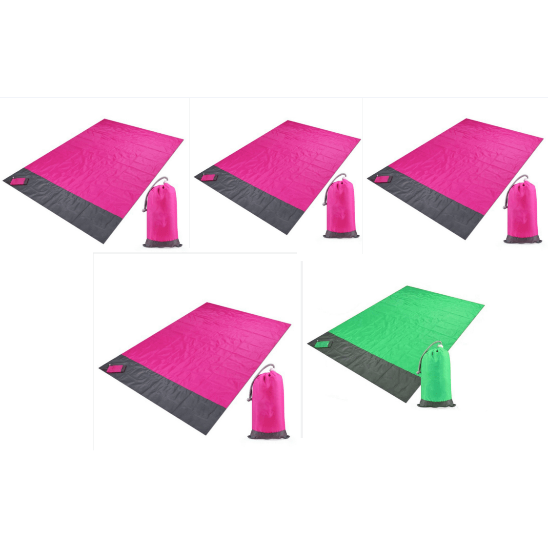 NebulaFlux Foldable or portable exercise mats 12style / 200X210cm New Portable Foldable Waterproof Picnic Mat