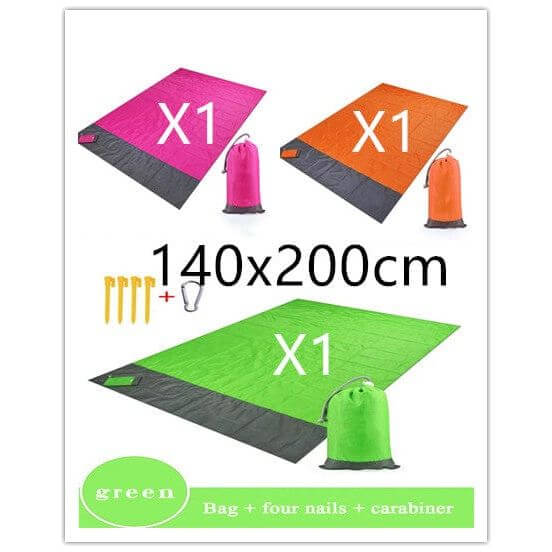 NebulaFlux Foldable or portable exercise mats 19style / 140x200cm New Portable Foldable Waterproof Picnic Mat