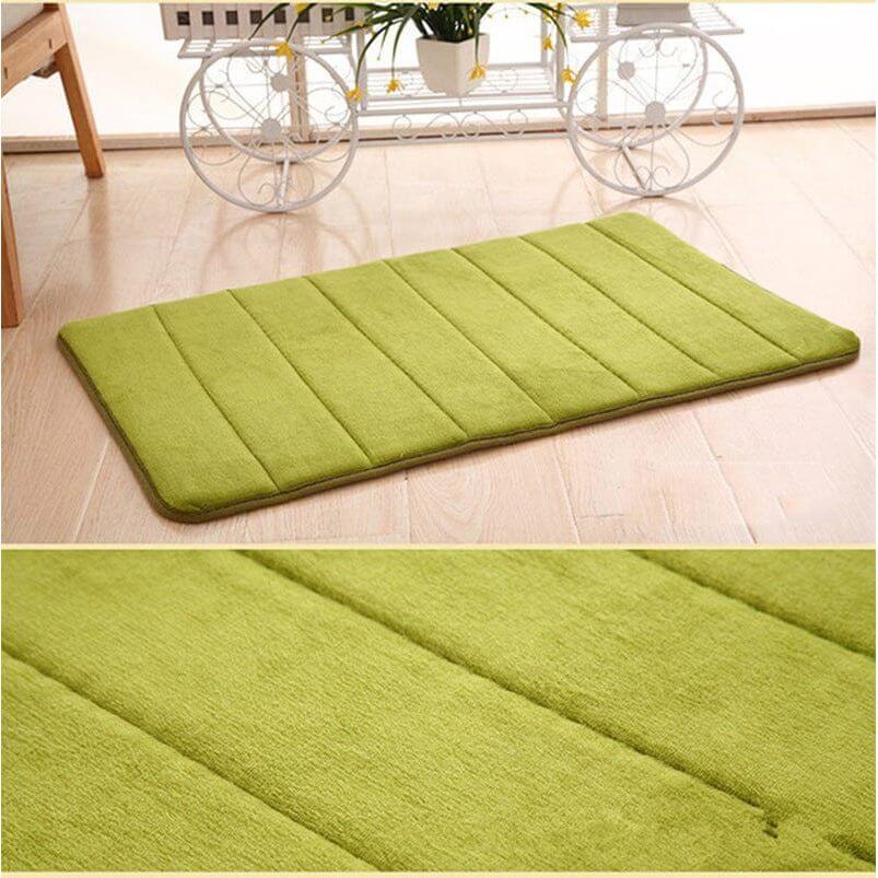 NebulaFlux Foldable or portable exercise mats Green / 40X60 Kitchen Mats Entrance Bedroom