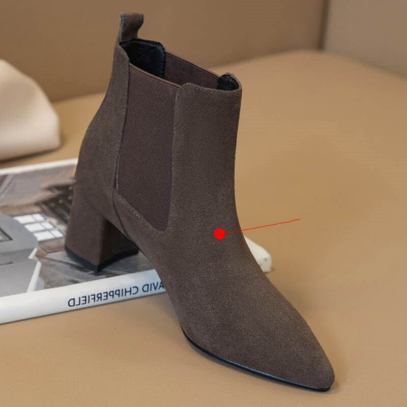 NebulaFlux High-top sneakers and chunky boots Brown Fleece inside / 34 Short Boots Women's Leather Boots Women's Boots