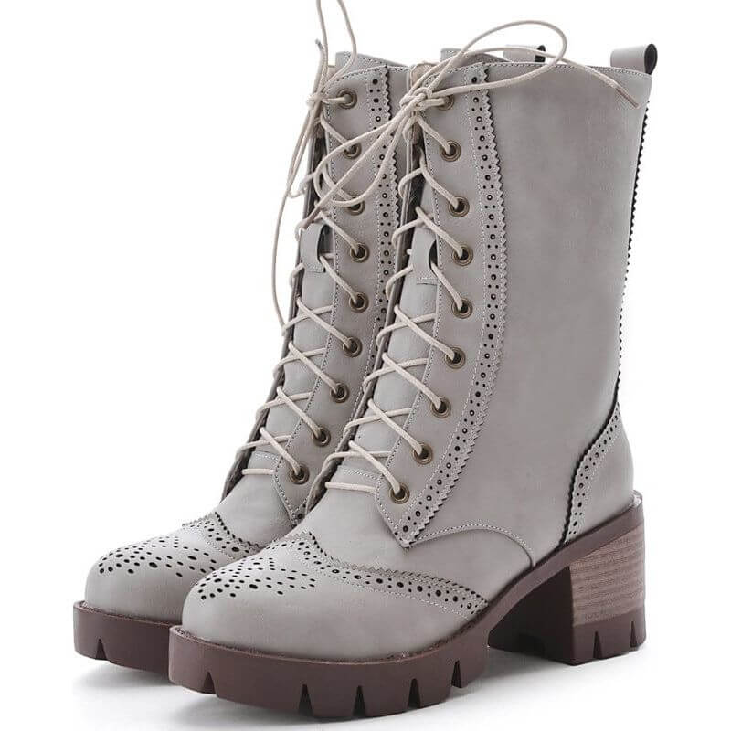 NebulaFlux High-top sneakers and chunky boots Grey / 34 Martin boots women's boots