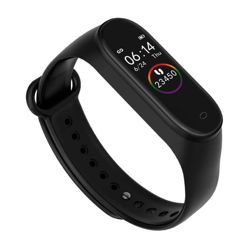NebulaFlux Smart water bottles and hydration tracke Black Smart Bracelet Fitness Tracker Waterproof