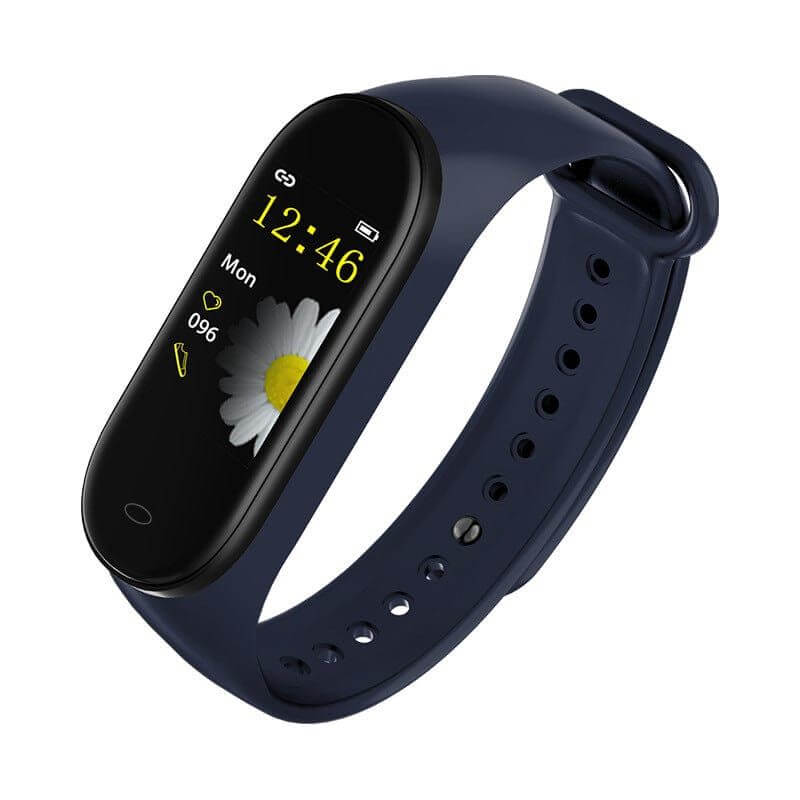 NebulaFlux Smart water bottles and hydration tracke Gentleman blue Smart Bracelet Fitness Tracker Waterproof