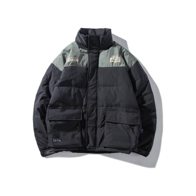 NebulaFlux Technical jackets and windbreakers Black / M Guochao Brand Tooling Padded Jacket Boys Winter