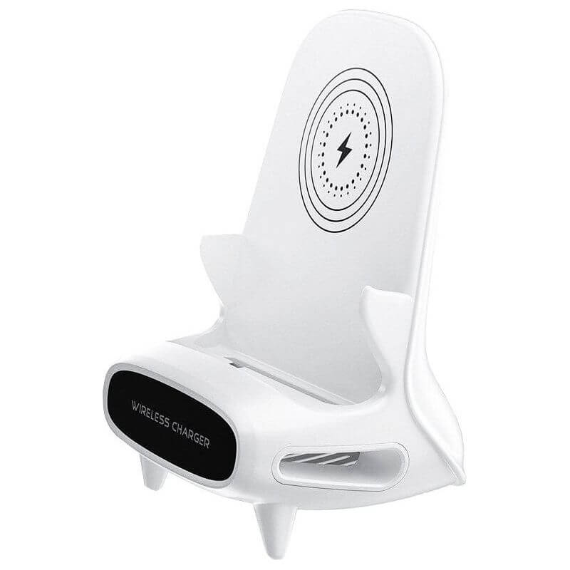 NebulaFlux White / USB Portable Mini Chair Wireless Charger Desk\