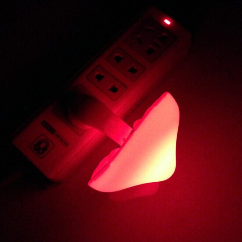 NebulaFlux decorations Mushroom / US / Red LED Night Light Mushroom Wall Socket Lamp