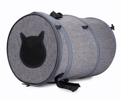 NebulaFlux 0 Grey Fodable Pet Dog Cat Carrier Bag Outdoor