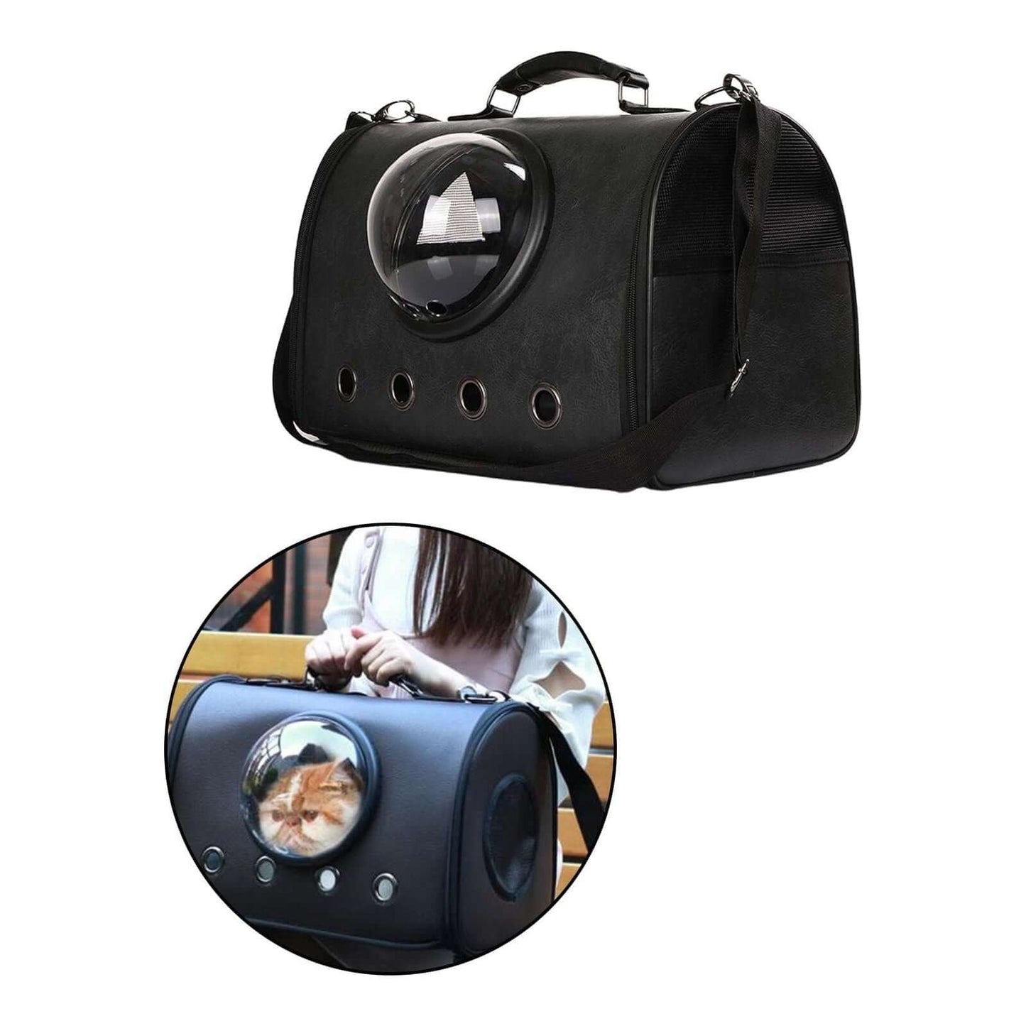 NebulaFlux 0 Grey / M pet carrier for small dogs, cats puppies