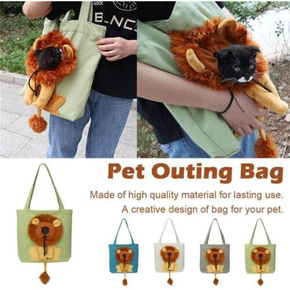 NebulaFlux 0 Soft Pet Carriers Lion Design Portable