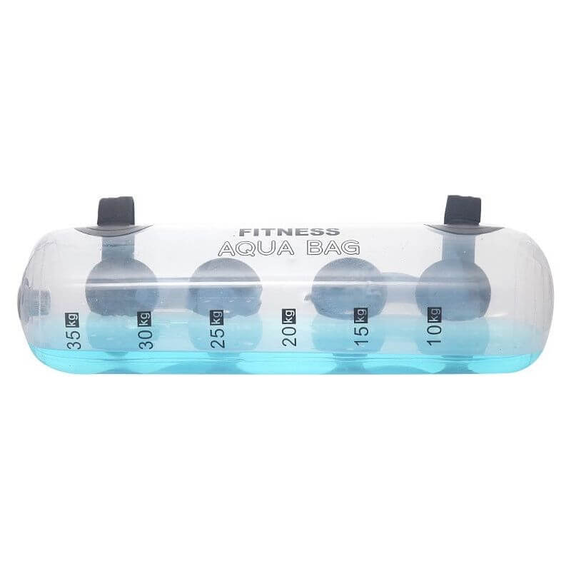 NebulaFlux 35kg80x23 Transparent Cylindrical Weight-bearing Fitness Water Dumbbell Fitness Exercise Training Weightlifting Equipment