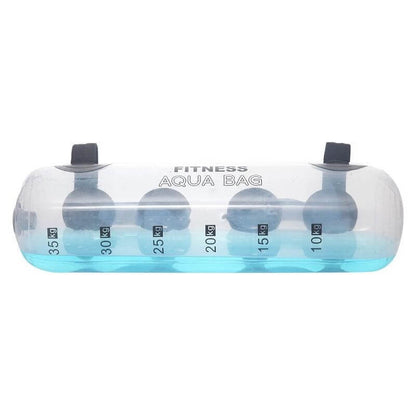 NebulaFlux 35kg80x23 Transparent Cylindrical Weight-bearing Fitness Water Dumbbell Fitness Exercise Training Weightlifting Equipment