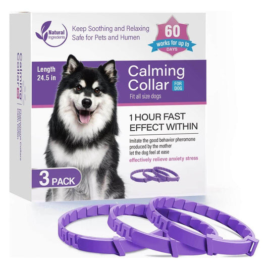 NebulaFlux Calming and aromatherapy pet accessories 3pack dogs Pet Soothing Calming Collar Cat