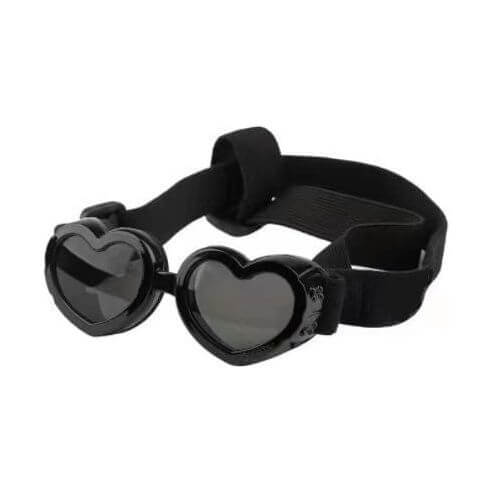 NebulaFlux Calming and aromatherapy pet accessories Black Pet Glasses Windproof Eye Protection Accessories