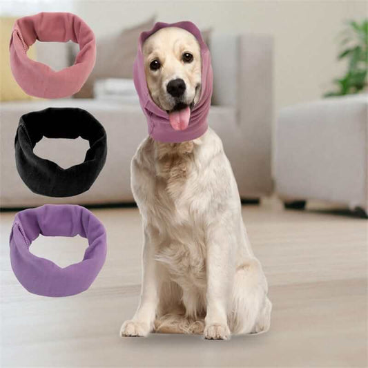 NebulaFlux Calming and aromatherapy pet accessories Calming Dog Ears Cover For Noise Reduce