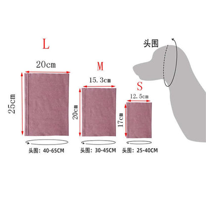 NebulaFlux Calming and aromatherapy pet accessories Calming Dog Ears Cover For Noise Reduce