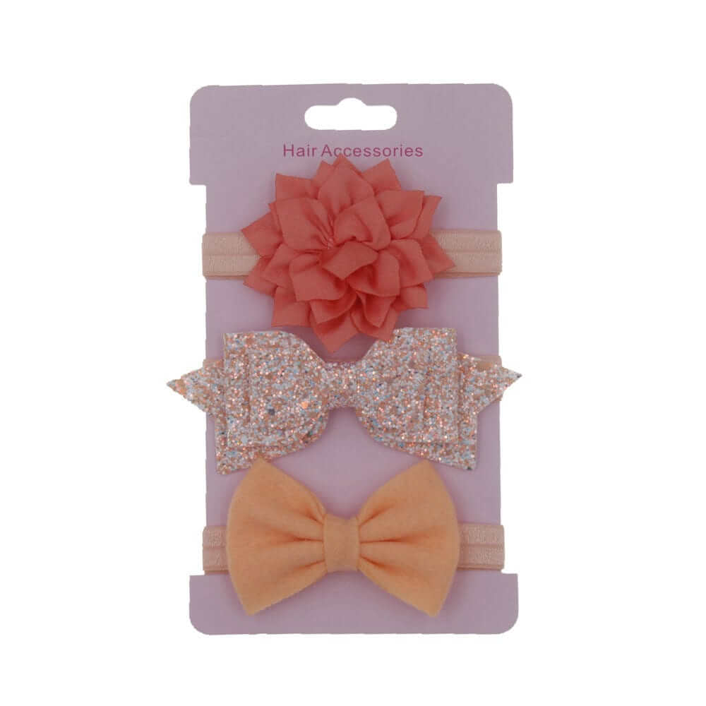 NebulaFlux Calming and aromatherapy pet accessories Orange Bow hair accessories