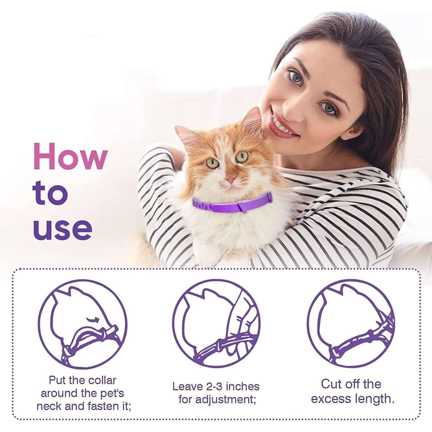 NebulaFlux Calming and aromatherapy pet accessories Pet Soothing Calming Collar Cat