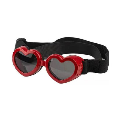 NebulaFlux Calming and aromatherapy pet accessories Red Pet Glasses Windproof Eye Protection Accessories