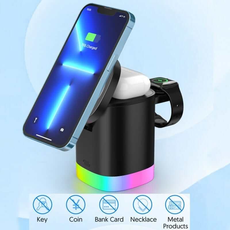 NebulaFlux charger 3 In 1 Magnetic Wireless Fast Charger