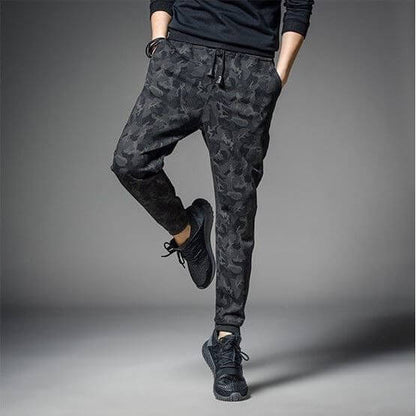 NebulaFlux Dark camouflage track pants / 2XL Guochao Functional Wind Overalls Men's Trousers