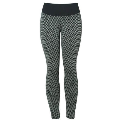NebulaFlux Dark Grey / L Plaid Leggings Fitness Yoga Pants Women's Seamless High Waist Breathable Gym Leggings