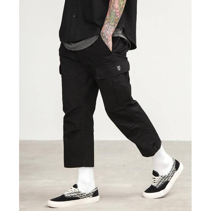 NebulaFlux Durable denim and cargo pants Cargo Calf-Length Jogger Pants