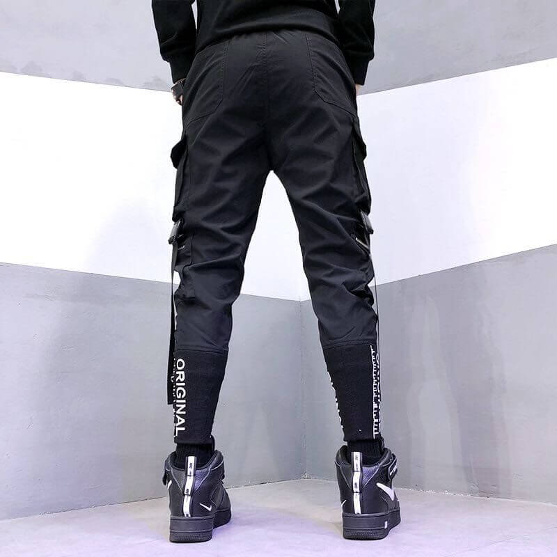 NebulaFlux Durable denim and cargo pants High-end cargo pants with embroidery