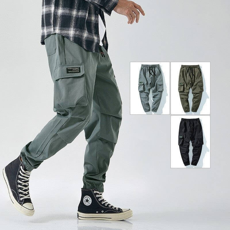 NebulaFlux Durable denim and cargo pants Men's New Multi-pocket Workwear Plus Size Straight Trousers