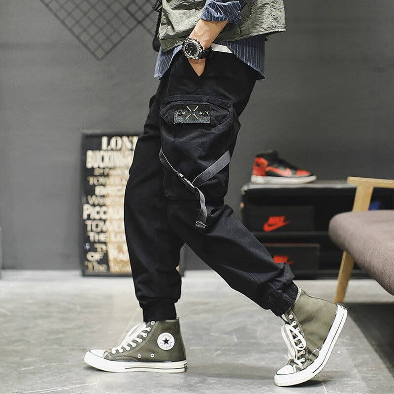 NebulaFlux Durable denim and cargo pants New Casual Pants Men Cotton Cargo Pants