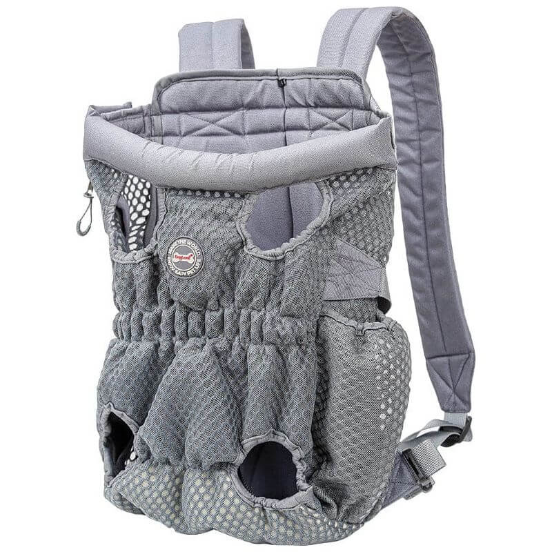 NebulaFlux Elegant pet carriers with fashionable de Grey / L Pet Carrier Backpack Outdoor Travel Mesh Breathable Shoulder Bags