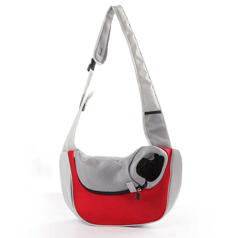 NebulaFlux Elegant pet carriers with fashionable de Red / L Fashionable And Convenient Pet Shoulder Bag