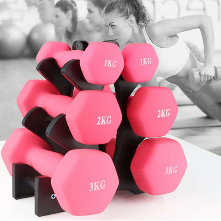 NebulaFlux Fitness dumbbell rack