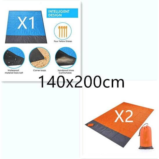 NebulaFlux Foldable or portable exercise mats 25style / 140x200cm New Portable Foldable Waterproof Picnic Mat