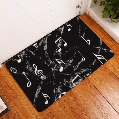 NebulaFlux Foldable or portable exercise mats A9A / 40X60 Flannel Piano Key Floor Mats, Digital Printing Foot Mat