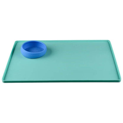 NebulaFlux Foldable or portable exercise mats Blue Portable foldable car pet silicone pad