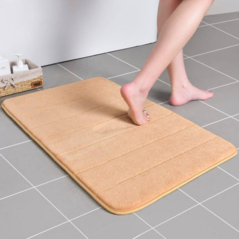 NebulaFlux Foldable or portable exercise mats Camel / 40X60 Kitchen Mats Entrance Bedroom