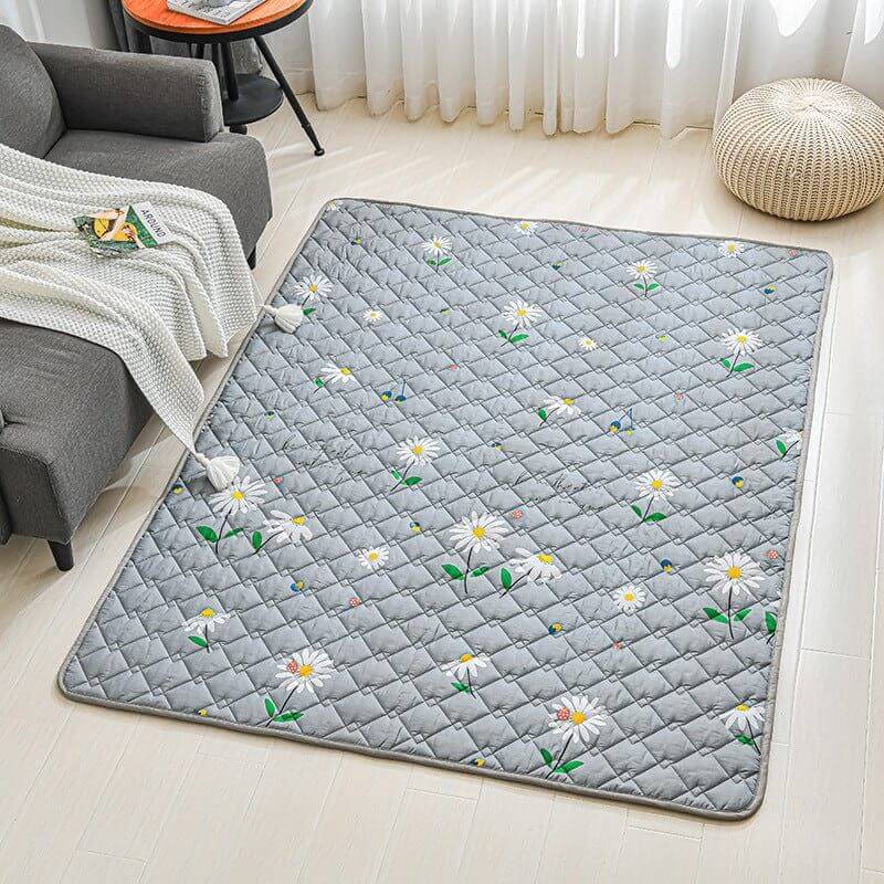 NebulaFlux Foldable or portable exercise mats F / 0.9X2m Cotton Non-slip Floor Mats Baby Crawling Mats