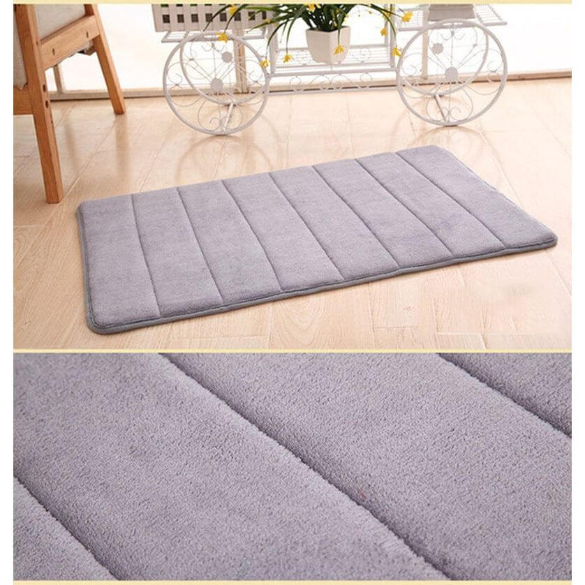 NebulaFlux Foldable or portable exercise mats Grey / 40X60 Kitchen Mats Entrance Bedroom