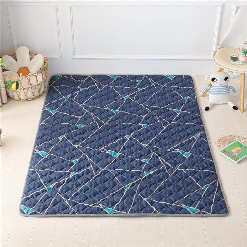 NebulaFlux Foldable or portable exercise mats P / 0.9X2m Cotton Non-slip Floor Mats Baby Crawling Mats