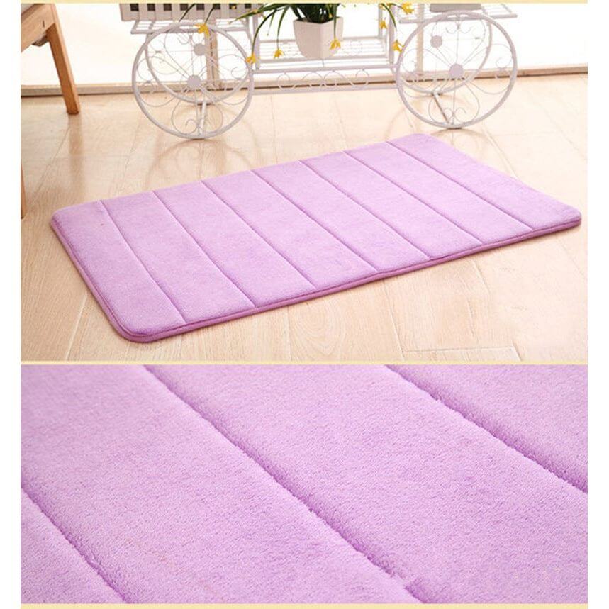 NebulaFlux Foldable or portable exercise mats Purple / 40X60 Kitchen Mats Entrance Bedroom