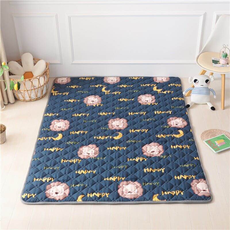 NebulaFlux Foldable or portable exercise mats S / 0.9X2m Cotton Non-slip Floor Mats Baby Crawling Mats