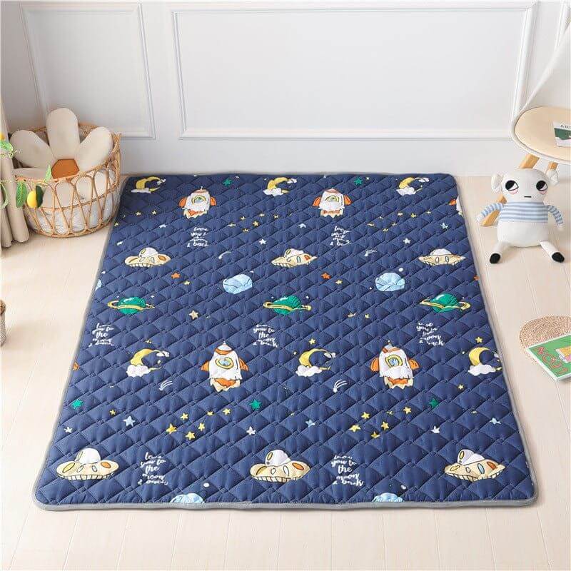 NebulaFlux Foldable or portable exercise mats U / 0.9X2m Cotton Non-slip Floor Mats Baby Crawling Mats