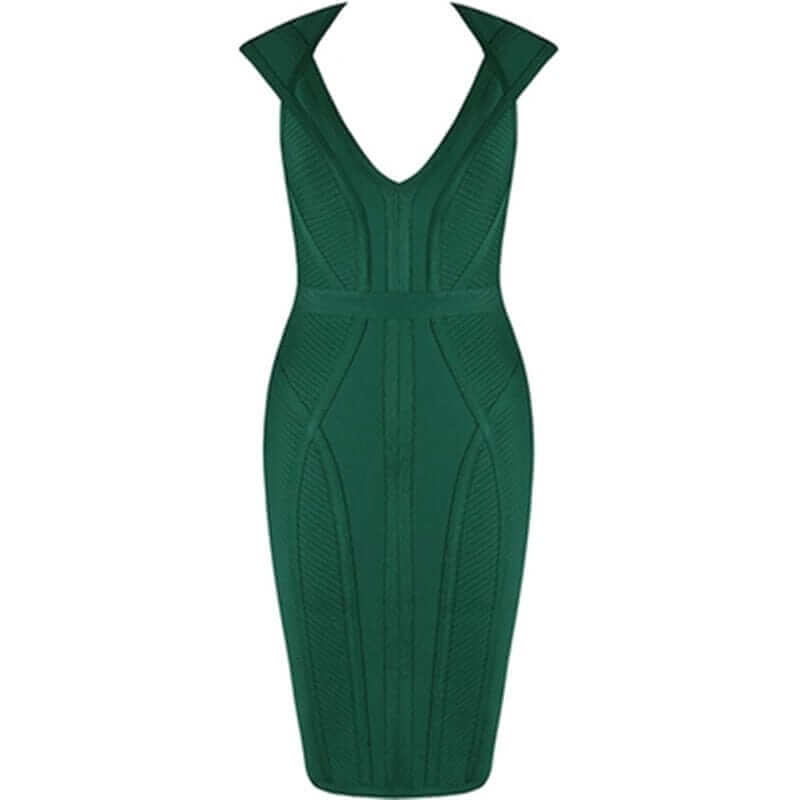 NebulaFlux Form-fitting bodycon dresses Bandage Dress Women Sexy Green Bodycon Evening dresses